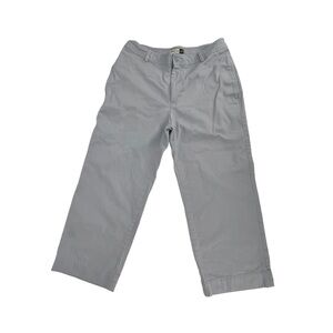 GAP Retro Cut Wide Leg Ankle Chino Pants Size 8 Women’s